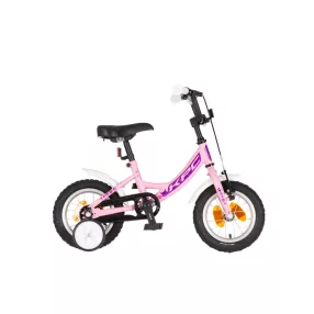  KPC FluoBike Kitty cicás VILÁGÍTÓS 12 rózsaszín fluoreszkáló gyermek kerékpár