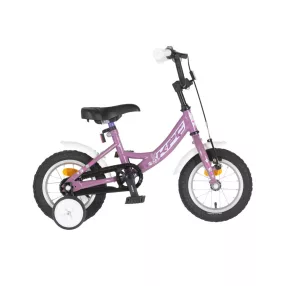   KPC FluoBike Rabbit nyuszis VILÁGÍTÓS 12 lila fluoreszkáló gyermek kerékpár
