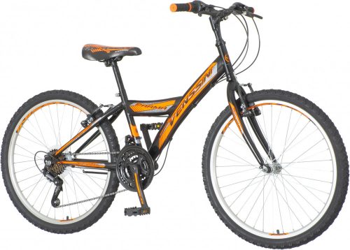 Venssini Parma 24 gyerek kerékpár '18  Fekete-Narancs