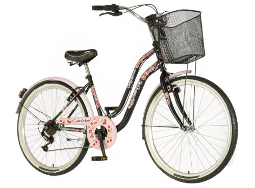 Explorer Cherry Blossom városi kerékpár  Fekete