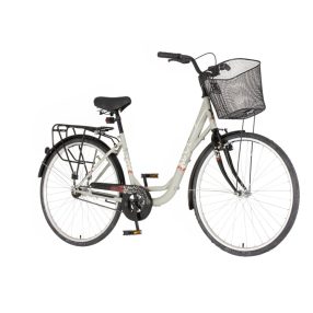 Venssini Diamante 26 szürke női városi kerékpár