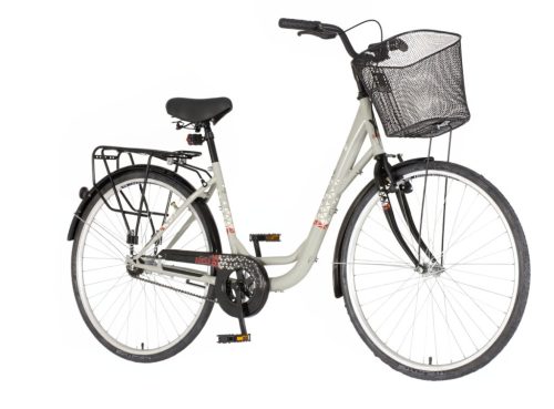 Venssini Diamante 26 szürke női városi kerékpár