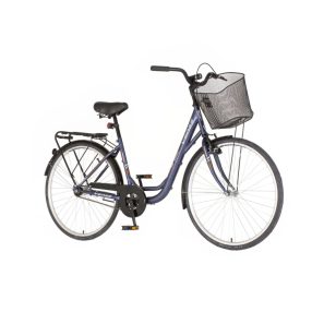 Venssini Diamante 26 acélkék női városi kerékpár