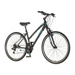   Visitor Terra Lady női crosstrekking kerékpár Fekete-Menta