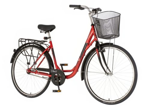 Venssini Diamante 28 bordó női városi kerékpár