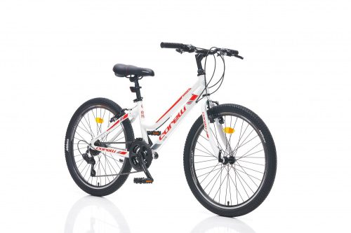 Corelli Banner 24 MTB gyerek alumínium kerékpár Fehér-Piros