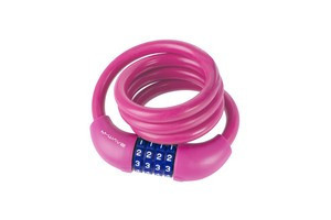 M-Wave számzáras spirál lakat pink