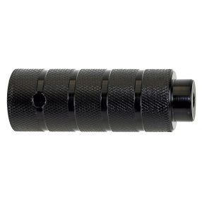 Csepel 110x38mm 3/8" acél kilépő fekete