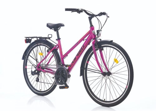 Corelli Nuptse alumínium női trekking kerékpár 18" Rózsaszín