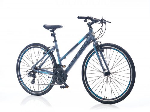 Corelli Lifestyle 1.0 könnyűvázas női crosstrekking kerékpár 18" Grafit-Kék