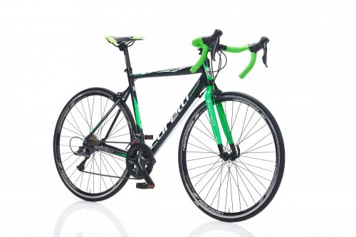 Corelli Boalva RC200 könnyűvázas országúti kerékpár 54 cm Fekete-Zöld