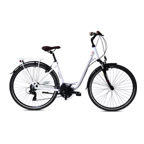   Capriolo Elegance női trekking kerékpár 18" Fehér-Rosegold