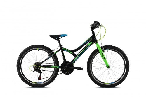 Capriolo Diavolo 200 20" gyerek kerékpár Fekete-Zöld-Kék 2020