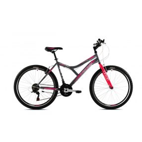   Capriolo Diavolo 600 26" női MTB kerékpár 17" Grafit-Rózsaszín 2020