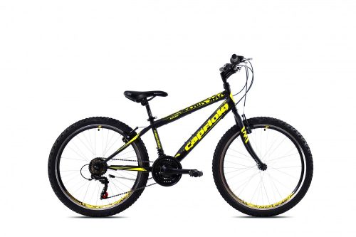 Capriolo Rapide 240 24" gyerek kerékpár Fekete-Sárga 2021