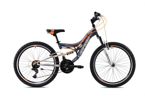Capriolo CTX 240 24" összteleszkópos kerékpár Grafit-Narancs