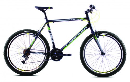 Capriolo Attack Man 26" férfi MTB kerékpár 22" Fekete-Zöld