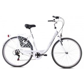   Capriolo Diana 6 sebességes női városi kerékpár 18" Fehér 2024