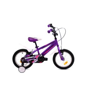   Capriolo Rocket 14" hátra tekerhető gyerek kerékpár Lila