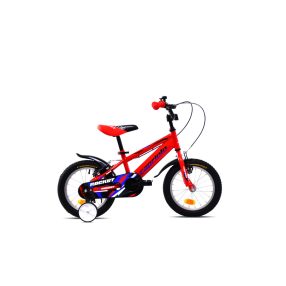   Capriolo Rocket 14" hátra tekerhető gyerek kerékpár Piros