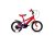 Capriolo Rocket 14" hátra tekerhető gyerek kerékpár Piros