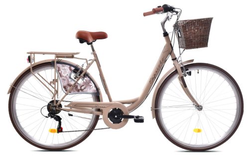 Capriolo Diana 6 sebességes női városi kerékpár 18" Mattbézs