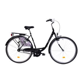   Capriolo Diana 1 sebességes női kontrás városi kerékpár 20" Fekete