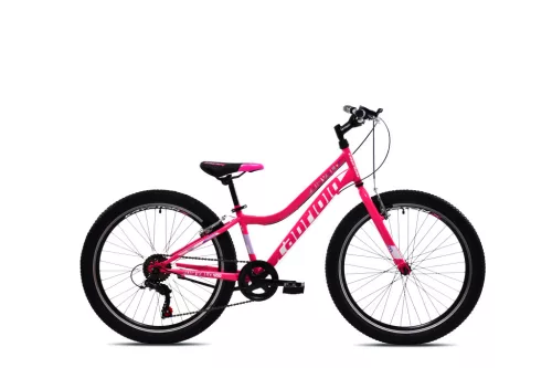 Capriolo Diavolo 400 24" gyerek kerékpár Pink-Lila