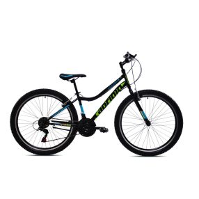   Capriolo Diavolo 600 26" gyermek MTB kerékpár 14" Fekete-Zöld 2025