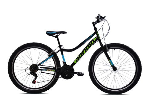 Capriolo Diavolo 600 26" gyermek MTB kerékpár 14" Fekete-Zöld 2025