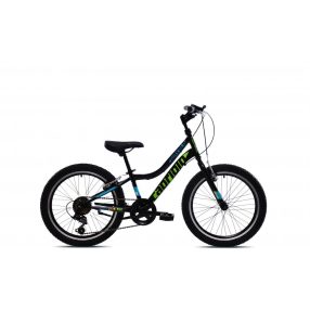 Capriolo Diavolo 200 20" gyerek kerékpár Fekete-Zöld