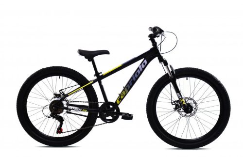 Capriolo Oxigen Disc 24" gyerek kerékpár Fekete-Sárga