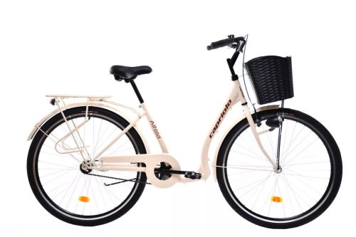 Capriolo Alföld női alacsony átlépésű városi kerékpár Krém