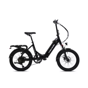 Capriolo E-bike Folding pedelec kerékpár Fekete