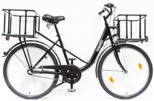 Csepel Pick Up 26 agyváltós városi kerékpár Fekete