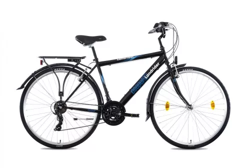 Csepel Landrider férfi 21 seb. trekking kerékpár 23" Fekete
