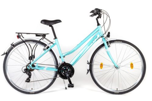 Csepel Landrider Alu. női 21 seb. trekking kerékpár 19" Türkiz