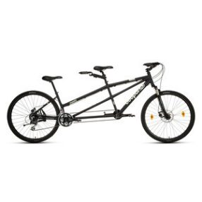 Csepel Tandem teleszkópos kerékpár Fekete