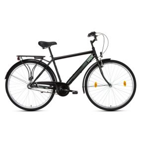   Csepel Budapest férfi 21" agyváltós városi kerékpár Fekete 2024