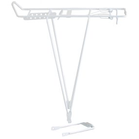 Koliken 28" huzal profilos csomagtartó fehér