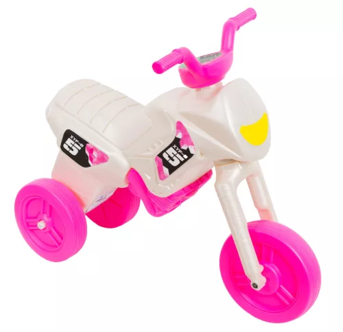 Koliken műanyag kismotor M Fehér-Pink