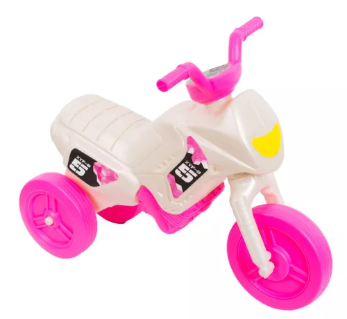 Koliken műanyag kismotor S Fehér-Pink