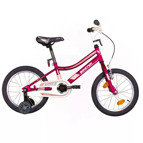 Biketek Smile 16 gyerek kerékpár Bíbor