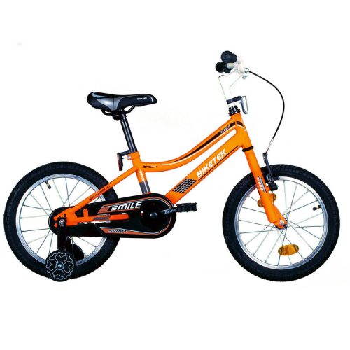Biketek Smile fiú 16 gyermek kerékpár narancs