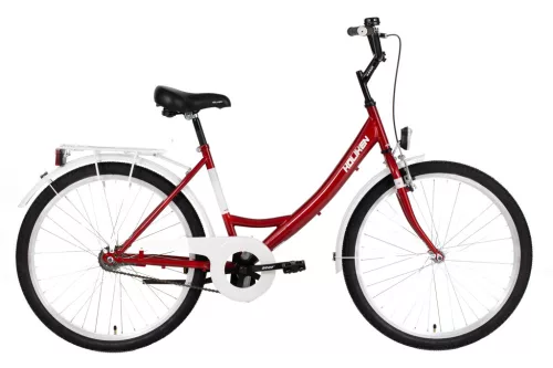 Biketek Jázmin 26 kontrás városi kerékpár Bordó