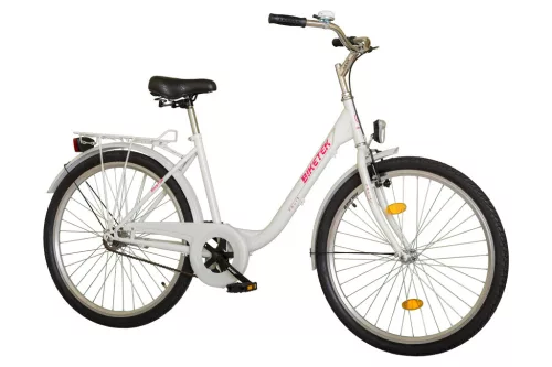 Biketek Feliz 26 kontrás városi kerékpár Fehér