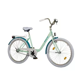 Biketek Feliz 26 kontrás városi kerékpár Menta