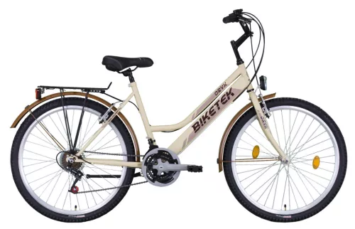 Biketek Oryx női City kerékpár Latte