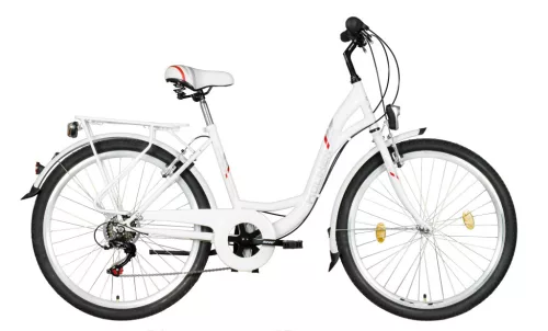 Koliken Sweet Bike 26 városi kerékpár Fehér