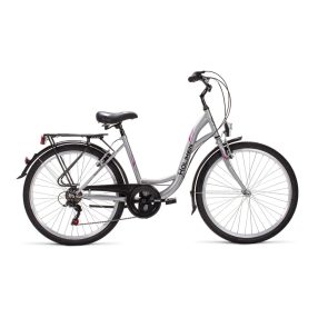 Koliken Sweet Bike 26 városi kerékpár ezüst